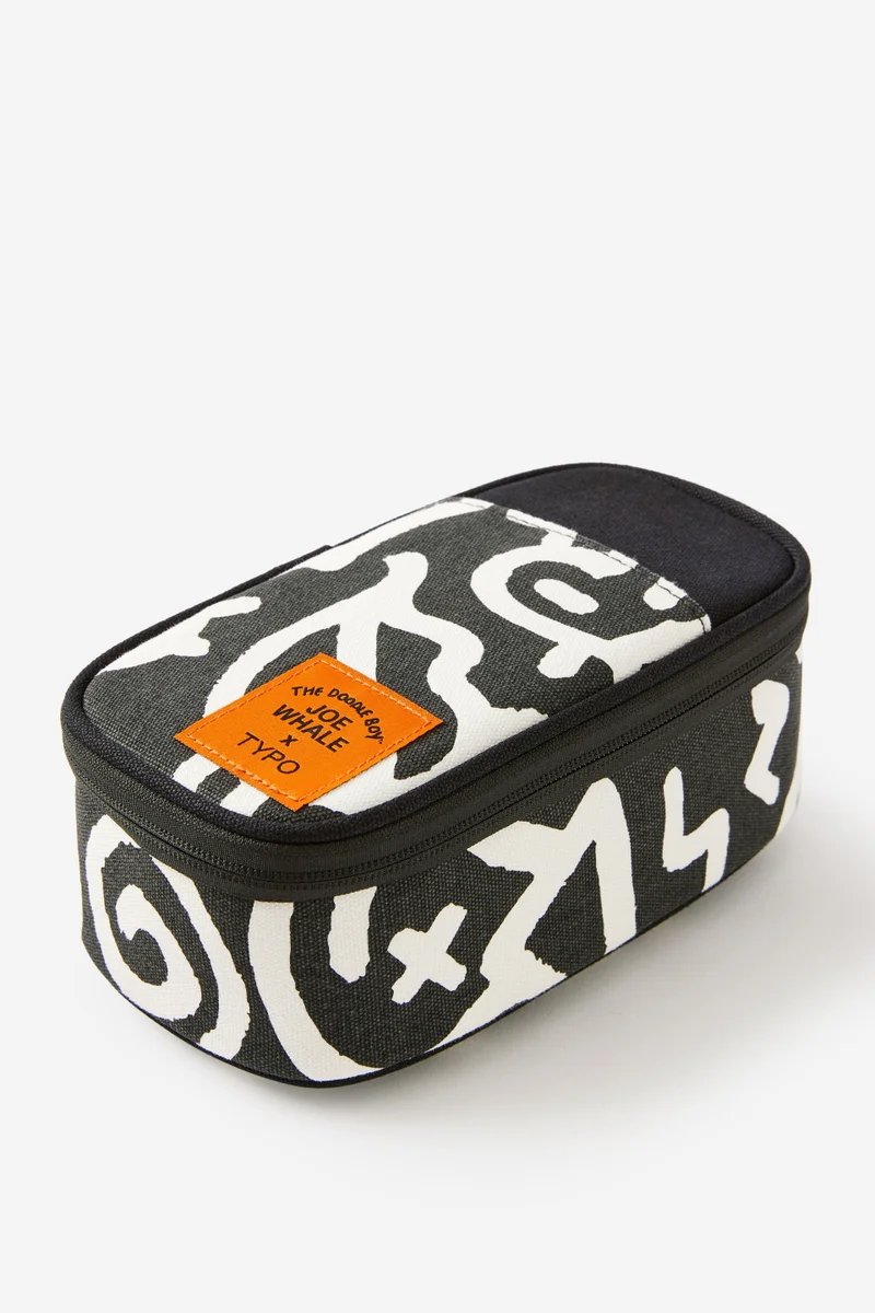 Typo The Doodle Boy Arlow Canvas Pencil Case